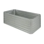 blumfeldt High Grow Straight, visoka greda, 180 x 60 x 90 cm, 970 l, jeklo, pocinkano, srebrna barva
