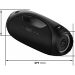 MANTA SPK320 prenosni Boombox zvočnik, Bluetooth 5.3, 120W, TWS / Multi Link, polnilna baterija, RGB LED osvetlitev, IPX6 vodoodpornost, USB / AUX, Google Assistant / Siri, črn (Eclipse Black) - Image 2