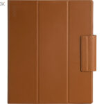 Originalni MAGNETNI preklopni ovitek / etui za e-bralnik 10.3" BOOX Tab Ultra C Pro, funkcija stojala, 2 načina postavitve, rjavo črn