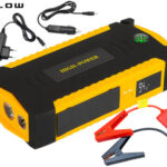 BLOW JS-19 zagonska baterija / jump starter, 16800mAh, powerbank, zaščita, varnostni dodatki, LED, 4x USB, kovček