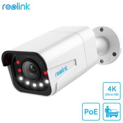 Kamera Reolink RLC-811A, PoE, 4K-UHD, AI, 5x zoom, nočno snemanje, IP66, upravljanje na daljavo