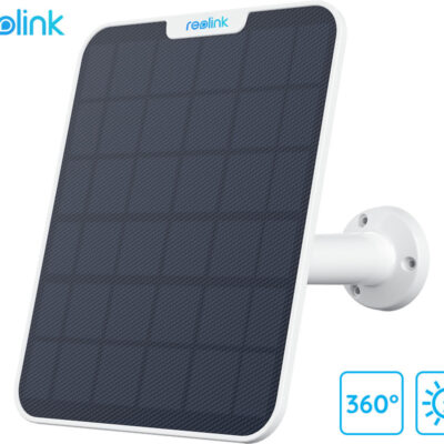 Reolink SOLARNI PANEL 2, 6W, solarno napajanje kamer serije Argus / Go / Duo / TrackMix, 4m kabel, USB Type-C, bel