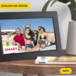 TREVI DPL2235 Digitalni foto okvir, 10.1'' zaslon na dotik, WiFi Smart, 8GB + reža za MicroSD, aplikacija Frameo, črne barve - Image 2