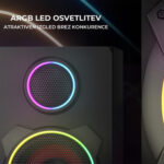 GENESIS HELIUM 800 BT računalniški zvočniki, STEREO 2.1, 60W RMS, RGB LED osvetlitev, Bluetooth 5.0, kontrolna plošča, daljinski upravljalnik, črni - Image 3