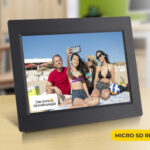 TREVI DPL2235 Digitalni foto okvir, 10.1'' zaslon na dotik, WiFi Smart, 8GB + reža za MicroSD, aplikacija Frameo, črne barve - Image 3