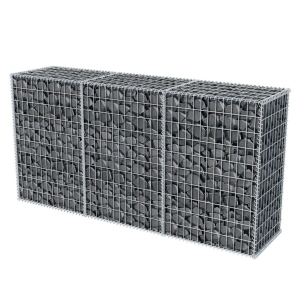 Gabionska košara iz pocinkanega jekla 200x50x100 cm - Image 3