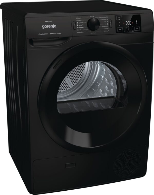 Gorenje DNE82/BGN sušilni stroj s toplotno črpalko - črne barve - Image 3