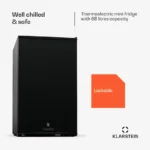 Klarstein Matterhorn 68, mini hladilnik, 68 litrov, 35 dB, kompakten, z možnostjo zaklepanja - Image 2