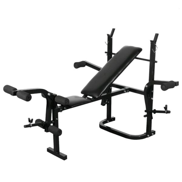 Vadbena klop s kompletom uteži in stojalom 30,5 kg - Image 2