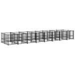 Zunanji pasji boks jeklo 15,02 m² - Image 2