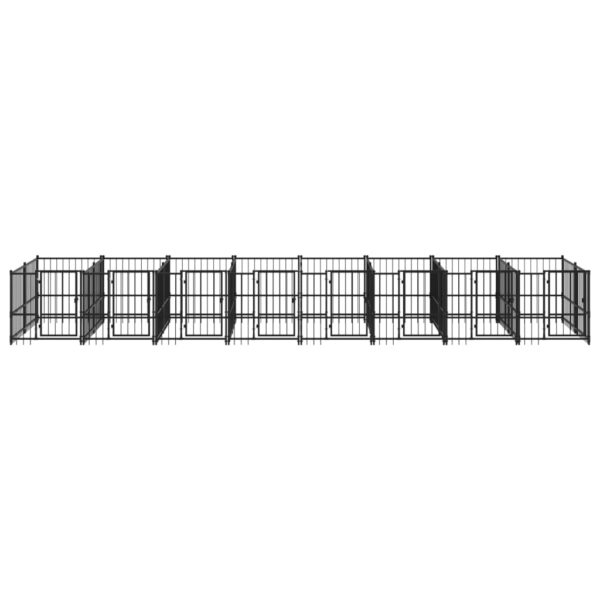 Zunanji pasji boks jeklo 15,02 m² - Image 3