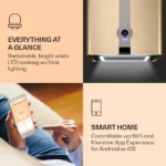 Klarstein Futurelight Smart Otočna napa Recirkulacija 420m³/h LED iz nerjavečega jekla - Image 5