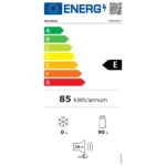 Klarstein Alleinversorger Hladilnik 90l, Razred A +, 2 nadstropni zamrzovalnik, črne barve - Image 6