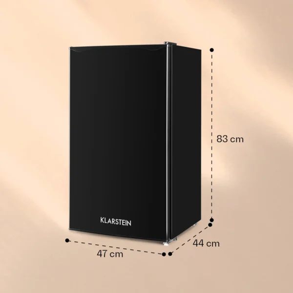 Klarstein Alleinversorger Hladilnik 90l, Razred A +, 2 nadstropni zamrzovalnik, črne barve - Image 5