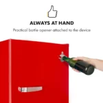 Klarstein Beercracker 91L, hladilnik 91 l, zamrzovalnik 7 l, odpirač za steklenice - Image 3
