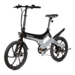 MS ENERGY STREETFLEX i20 električno kolo, zložljivo, 20" pnevmatike, 250W motor, 36V 7.8Ah 280Wh baterija, Shimano, do 50 km, disk zavore, vzmetenje, LCD zaslon, NFC, črno sivo (Midnight Steel) - Image 2