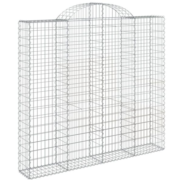 Obokane gabion košare 12 kosa 200x30x180/200cm pocinkano železo - Image 3