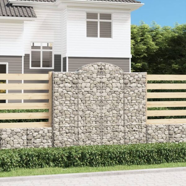 Obokane gabion košare 12 kosa 200x30x180/200cm pocinkano železo