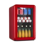 Klarstein PopLife 70L, hladilnik za pijače, hladilnik, 70 litrov, 0 - 10 ° C, retro dizajn (rdeč)