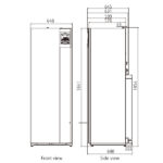 Fujitsu WGYK170DJ9+WOYK150LJL 15kW toplotna črpalka z integriranim 190l bojlerjem (R410A) - Image 5