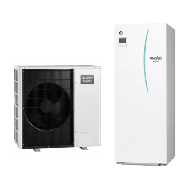 MITSUBISHI PUZ-SWM100YAA+ERST20D-YM9DR1 10 kW toplotna črpalka z 200l itegriranim bojlerjem (ogrevanje + hlajenje)