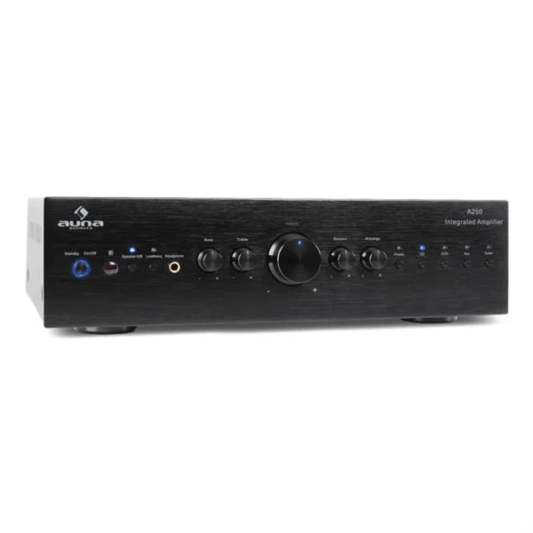Auna CD708, HiFi stereo ojačevalnik, 600 W - v črni barvi