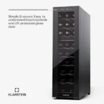 Klarstein Shiraz 24 Duo, hladilnik za vino, 2 hladilni območji, 75 l/24 steklenic, 5-18 °C, upravljanje na dotik - Image 5