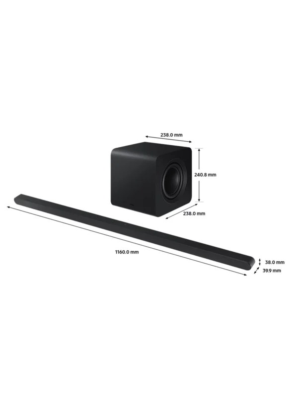 Samsung HW-S800D/EN 3.1.2-kanalni Soundbar zvočnik s funkcijo Brezžični Dolby Atmos - Image 3