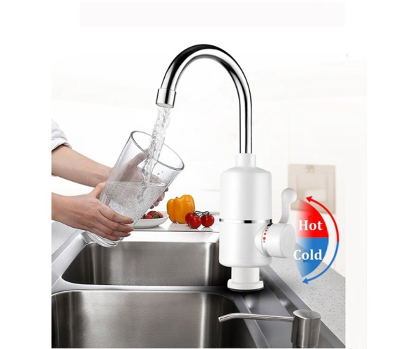 Električna grelna pipa WELL SPLASH, 3000W, topla/vroča voda v 5 sekundah - Image 2