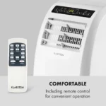 Klarstein Metrobreeze Rom, mobilna klimatska naprava, 10000 BTU (3kw) , razred A+, daljinski upravljalnik, bela - Image 8