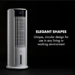 Klarstein Skyscraper Horizon, hladilec zraka, ventilator, 60 W, 486 m³/h, 3,5 l posoda za vodo, bela barva - Image 8