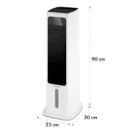 Klarstein Skytower 360° Smart, zračni hladilnik, 60 W, 450 m³/uro, 6 litrov, prenosni - Image 9