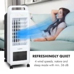 Klarstein Cooler Rush, ventilator, hladilnik zraka, 5,5 L, 45 W, daljinski upravljalnik, 2 x hladilni boks - Image 4