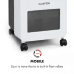 Klarstein Cooler Rush, ventilator, hladilnik zraka, 5,5 L, 45 W, daljinski upravljalnik, 2 x hladilni boks - Image 9