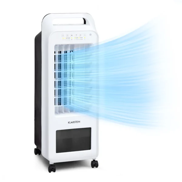 Klarstein Cooler Rush, ventilator, hladilnik zraka, 5,5 L, 45 W, daljinski upravljalnik, 2 x hladilni boks