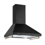Klarstein Victoria napa 60 cm, retro oblika, 644,5 m³/h, 2 LED luči