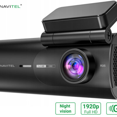 NAVITEL R35 avto kamera, Full HD 1080p, G-senzor, 135° snemalni kot, WiFi, aplikacija, darilni bon, črna