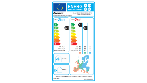 GREE klimatska naprava z montažo G-TECH GWH12AECXD-K6DNA1A 3,5 KW + WIFI - Image 5