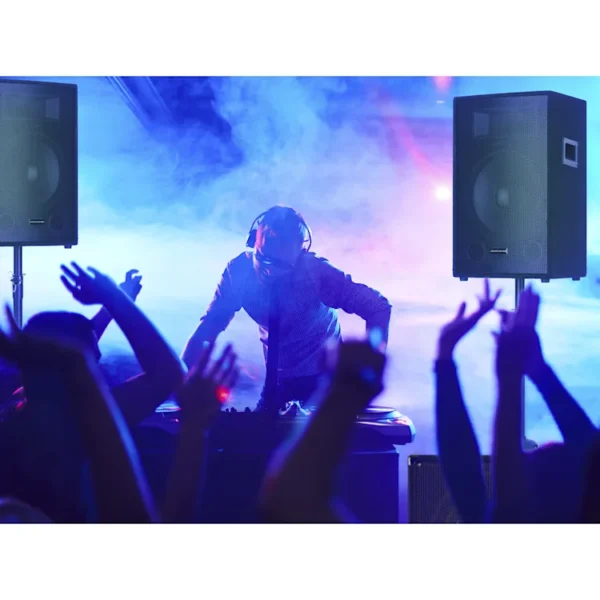 Auna Cube 1812, 2.1 Aktivni PA Set, 1600 Watt, 18″ Subwoofer, 2 x 12″ Zvočnik (razstavni eksponat - rabljeno!) - Image 2