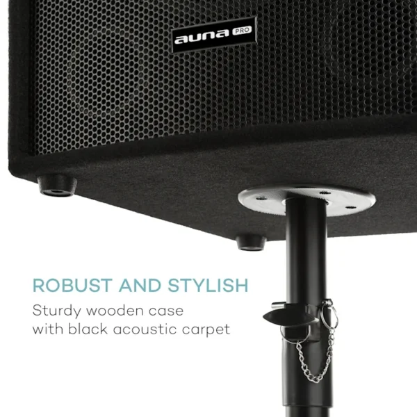 Auna Cube 1812, 2.1 Aktivni PA Set, 1600 Watt, 18″ Subwoofer, 2 x 12″ Zvočnik (razstavni eksponat - rabljeno!) - Image 4