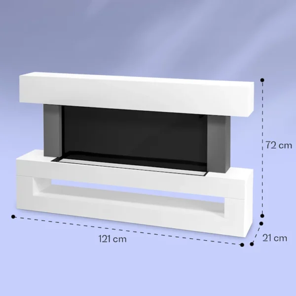 Studio Light & Fire 3 Smart kamin , bela barva - Image 7