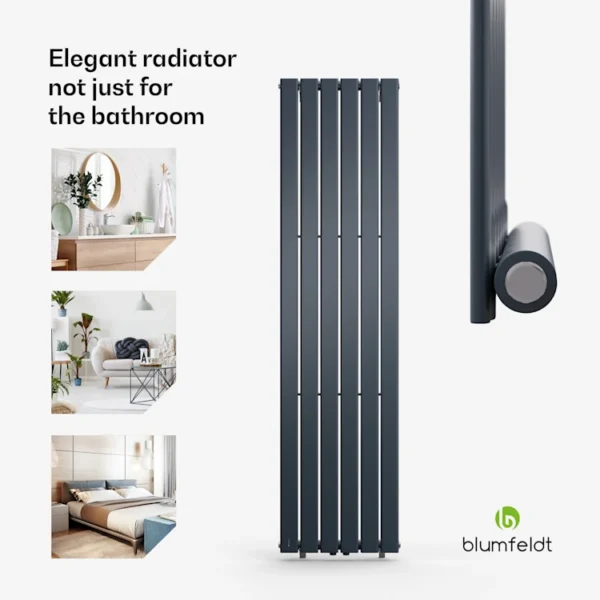 Blumfeldt Ontario, radiator, 180 x 45, antracit - Image 2