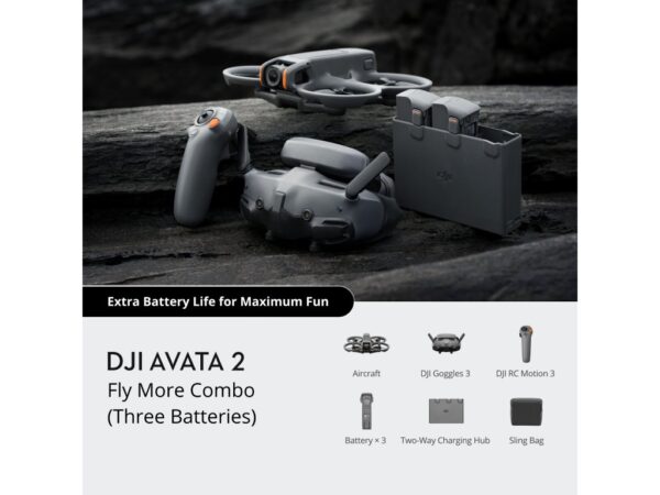 DJI Avata 2 Fly MoreCombo (Three Batteries) - Image 5