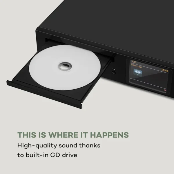 auna iTuner CD HiFi sprejemnik, črn - Image 4