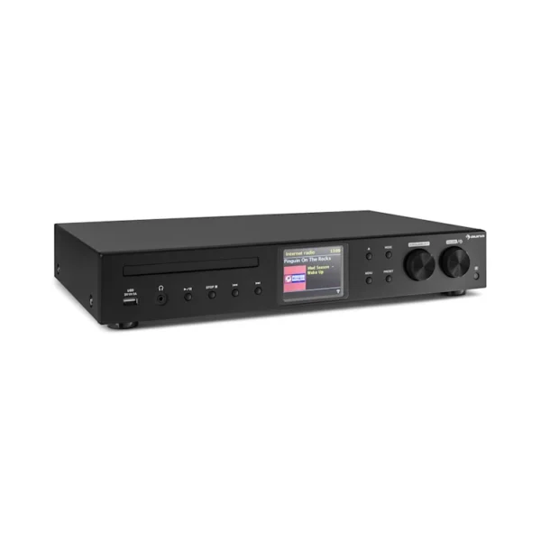 auna iTuner CD HiFi sprejemnik, črn