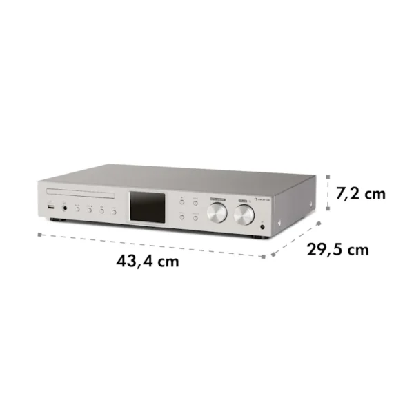 Auna iTuner CD HiFi sprejemnik srebrn - Image 11