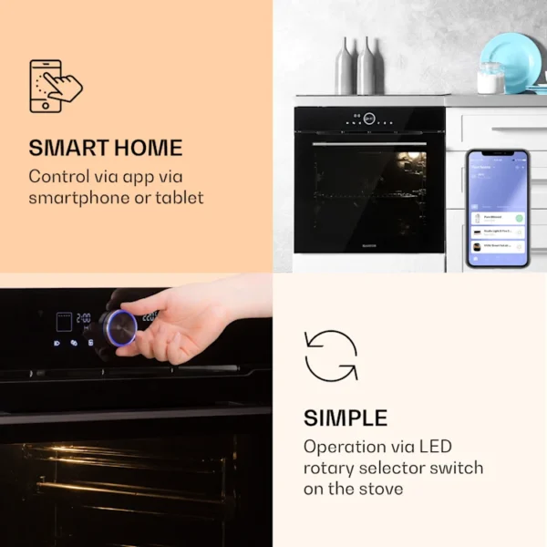 Klarstein Illuminosa Smart, vgradna pečica - Image 3