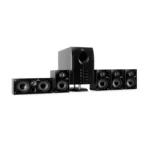 Auna Areal 525 BK 5.1 Surround Sound sistem aktivnih zvočnikov 95 RMS (črne barve) - Image 2