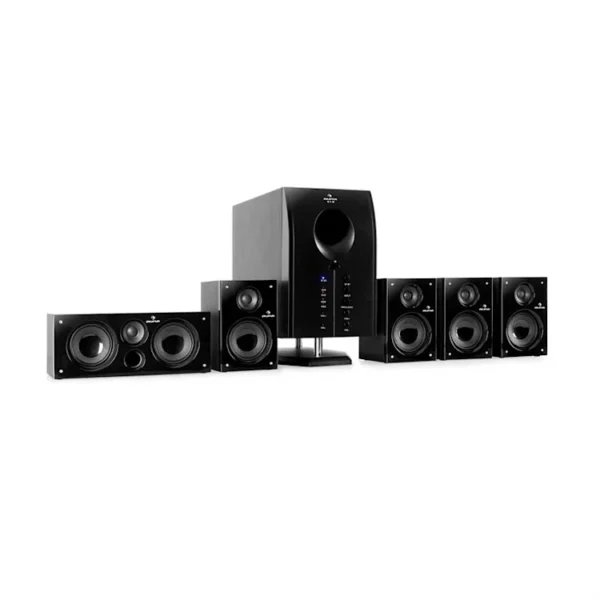Auna Areal 525 BK 5.1 Surround Sound sistem aktivnih zvočnikov 95 RMS (črne barve) - Image 2