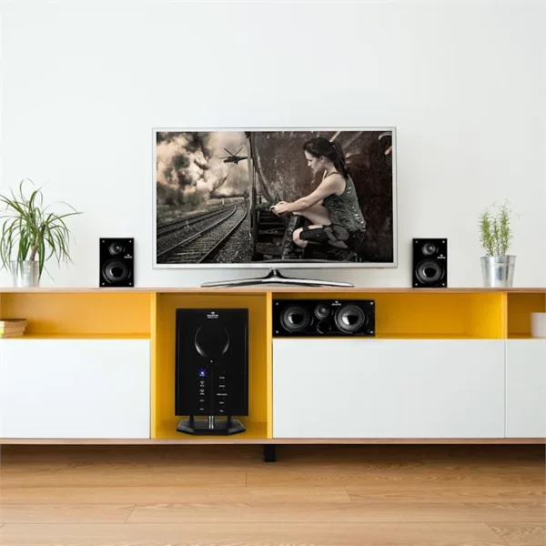 Auna Areal 525 BK 5.1 Surround Sound sistem aktivnih zvočnikov 95 RMS (črne barve) - Image 3